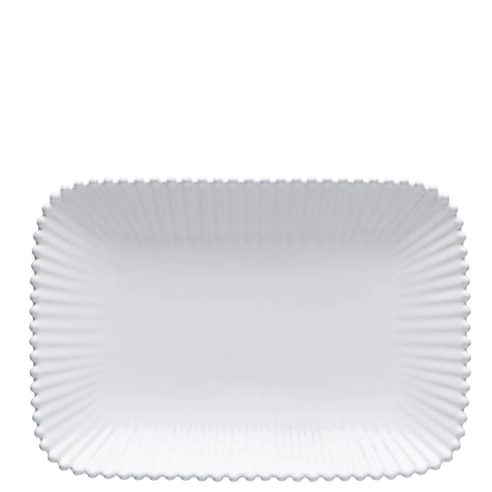Costa Nova Pearl White Rectangular Platter 30cm